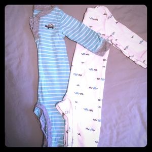 Carter’s turtle one piece bundle